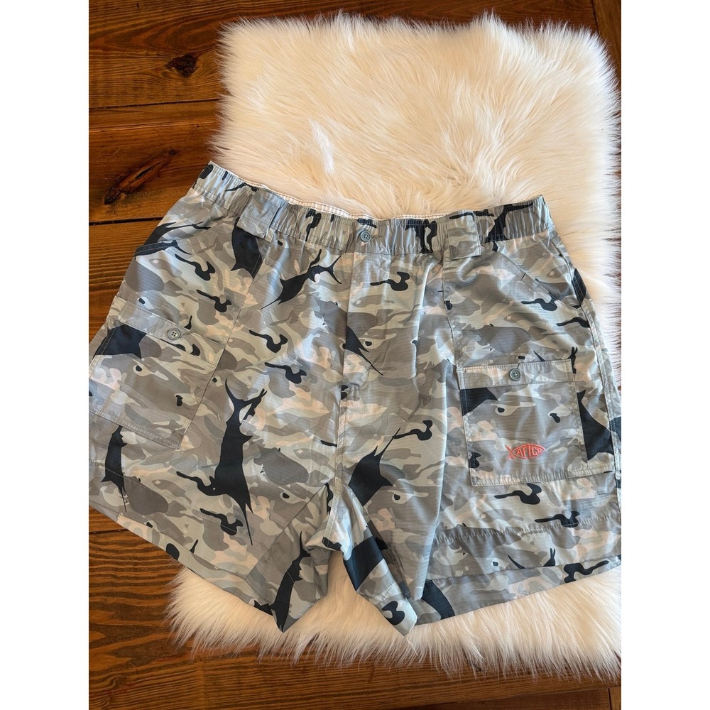 AFTCO Camo Fishing Shorts Men's Size 44
